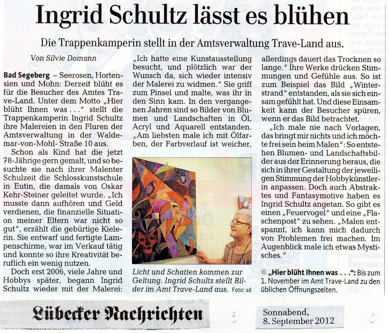 Ingrid Schultz Presse